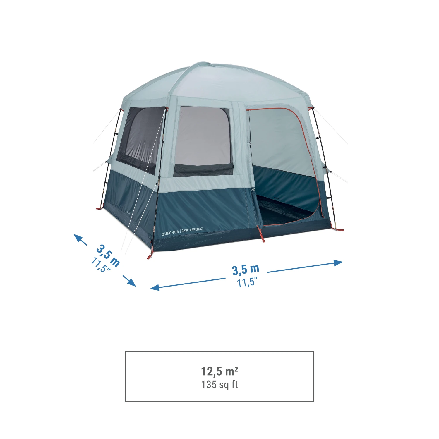 Quechua 6 MAN CAMPING LIVING AREA - Image 3