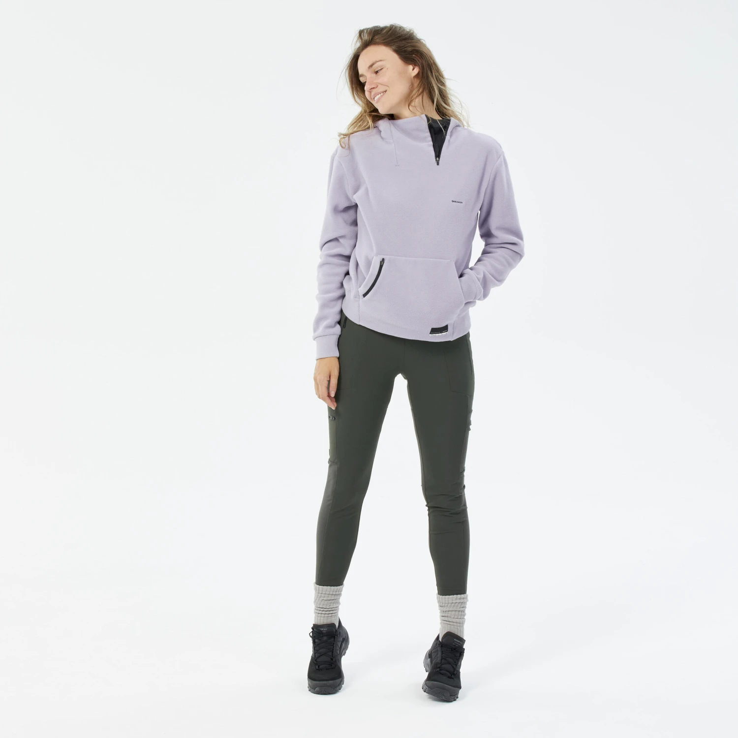 Quechua Women's Hiking Fleece Sweatshirt MH100 - Image 2