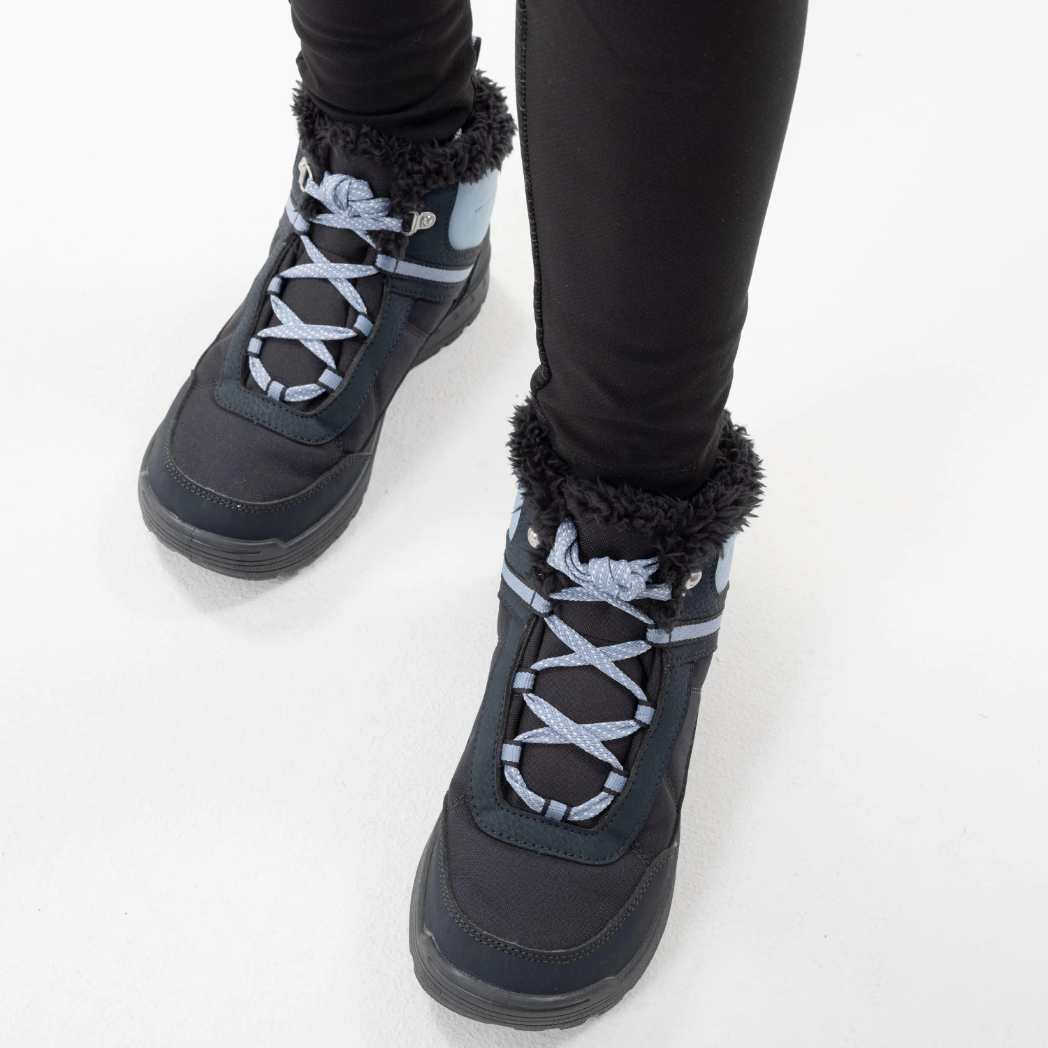 Quechua KIDS' WARM WATERPROOF HIKING BOOTS - SH100 WARM RIP-TAB - SIZE 35C - Image 18