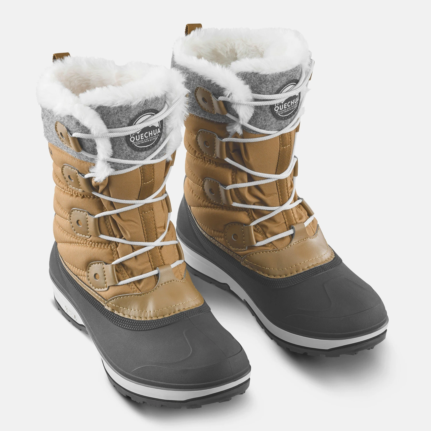 Quechua Women's Warm Waterproof High Snow Boots SH500 X - Image 2