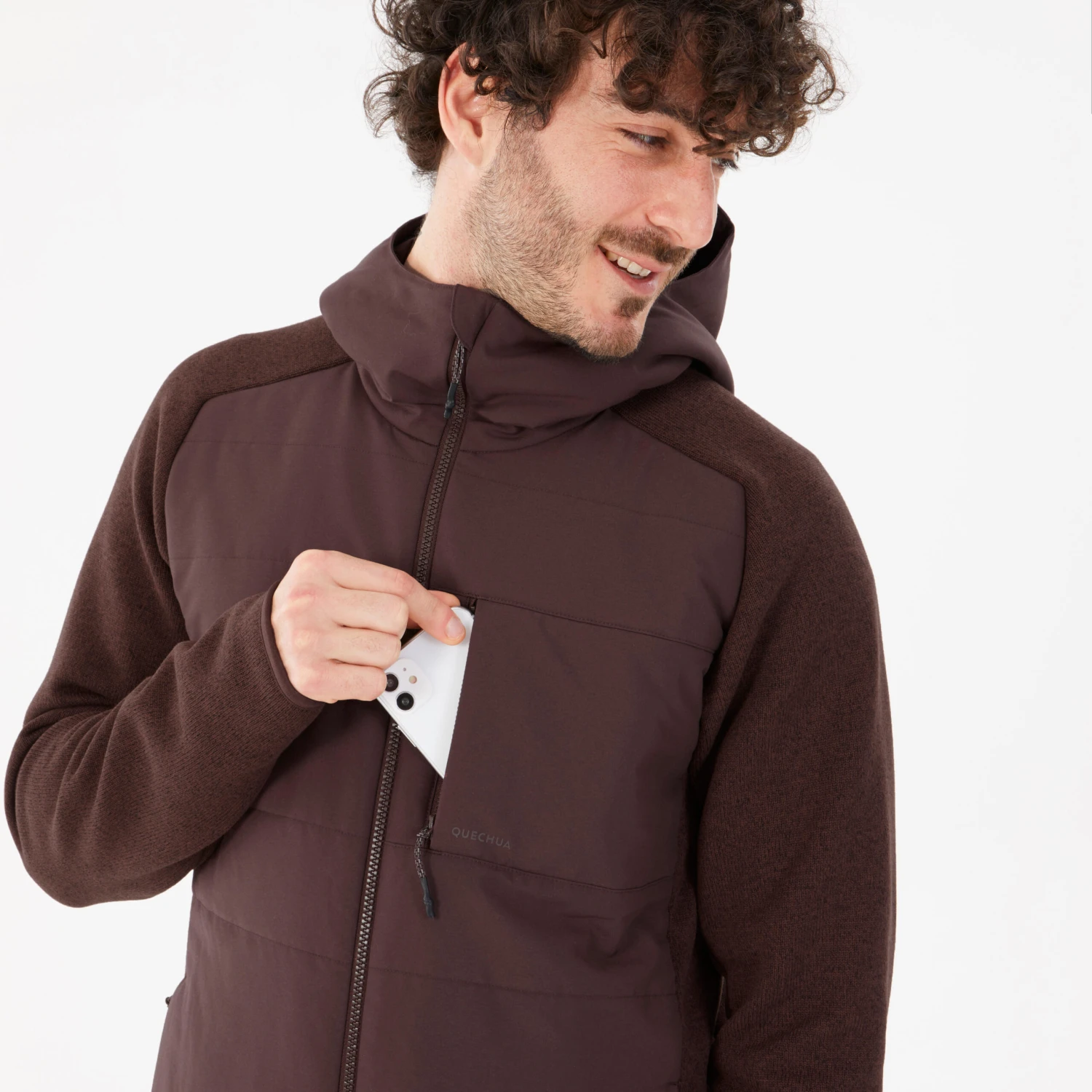 Quechua Men’s Hiking Hooded Sweatshirt - Image 6