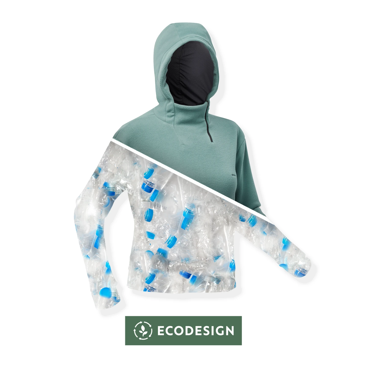 Quechua Women's Hiking Fleece Sweatshirt MH100 - Image 11