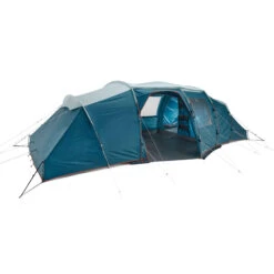 Quechua 8 Man Tent With Poles - Arpenaz 8.4