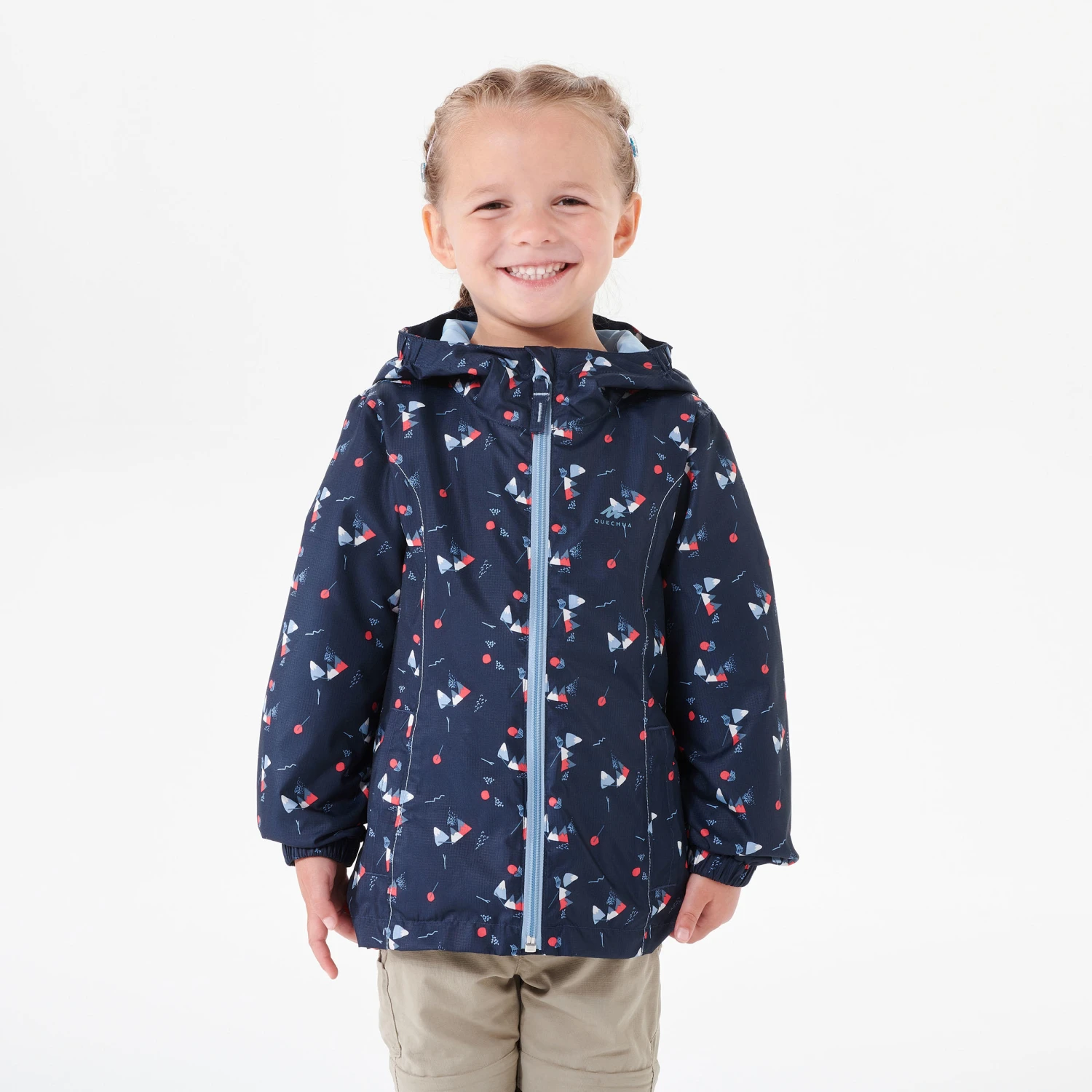 Quechua Kids' Hiking Waterproof Jacket MH500 2 - Image 10
