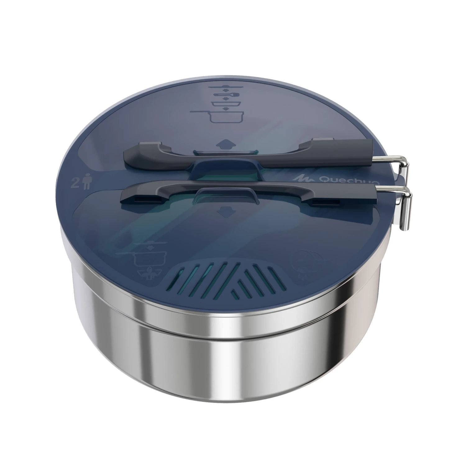 Quechua Camping Cooking Set For 2 - Image 2