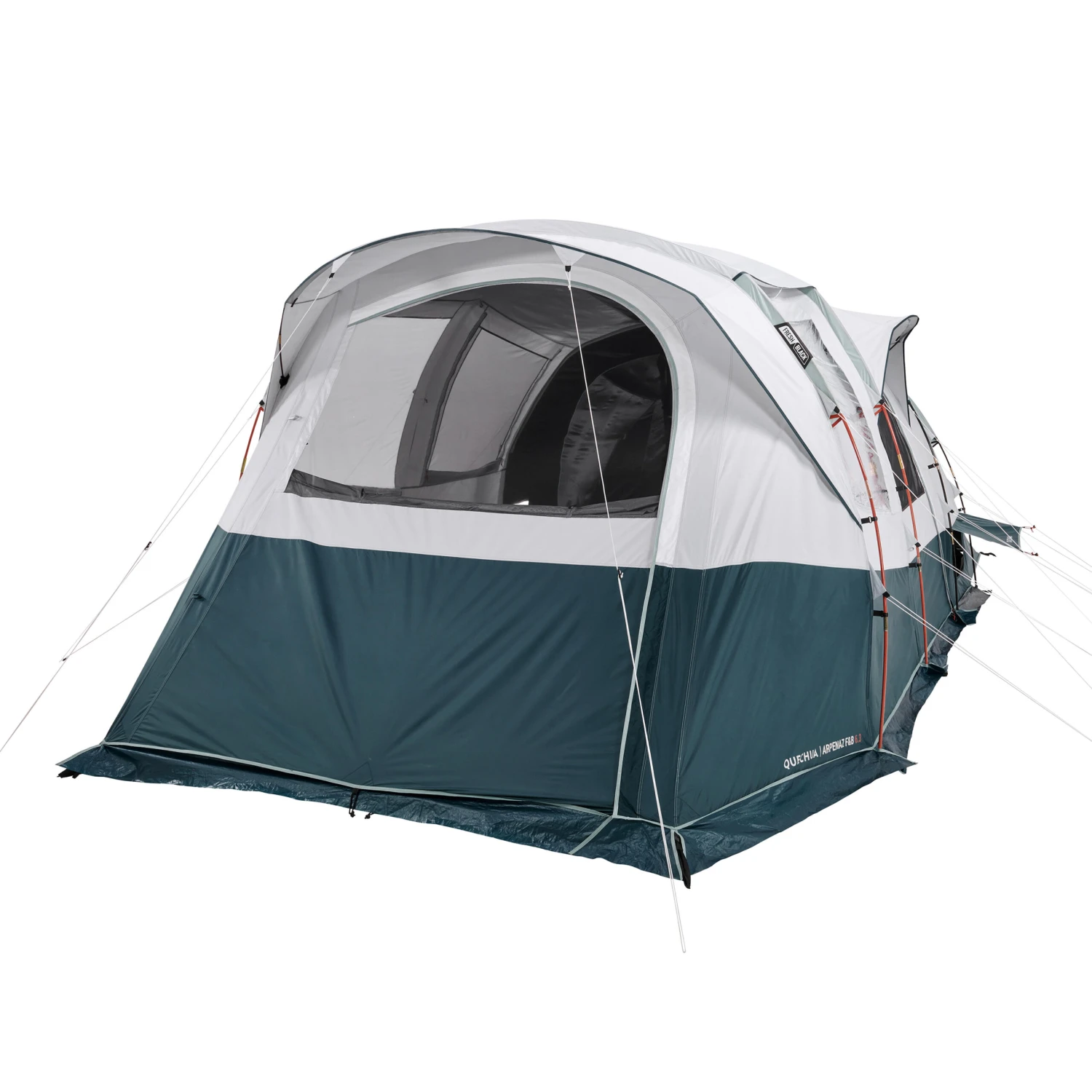 Quechua 6 Man Blackout Tent With Poles - Arpenaz 6.3 F&B - Image 6