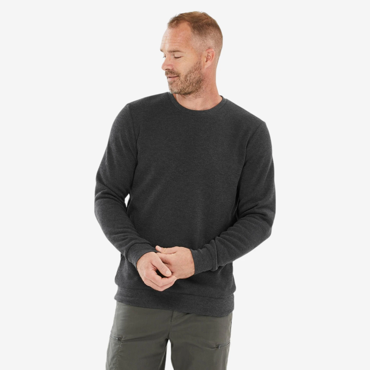 Quechua Men’s Crew Neck Hiking Sweater - Image 18