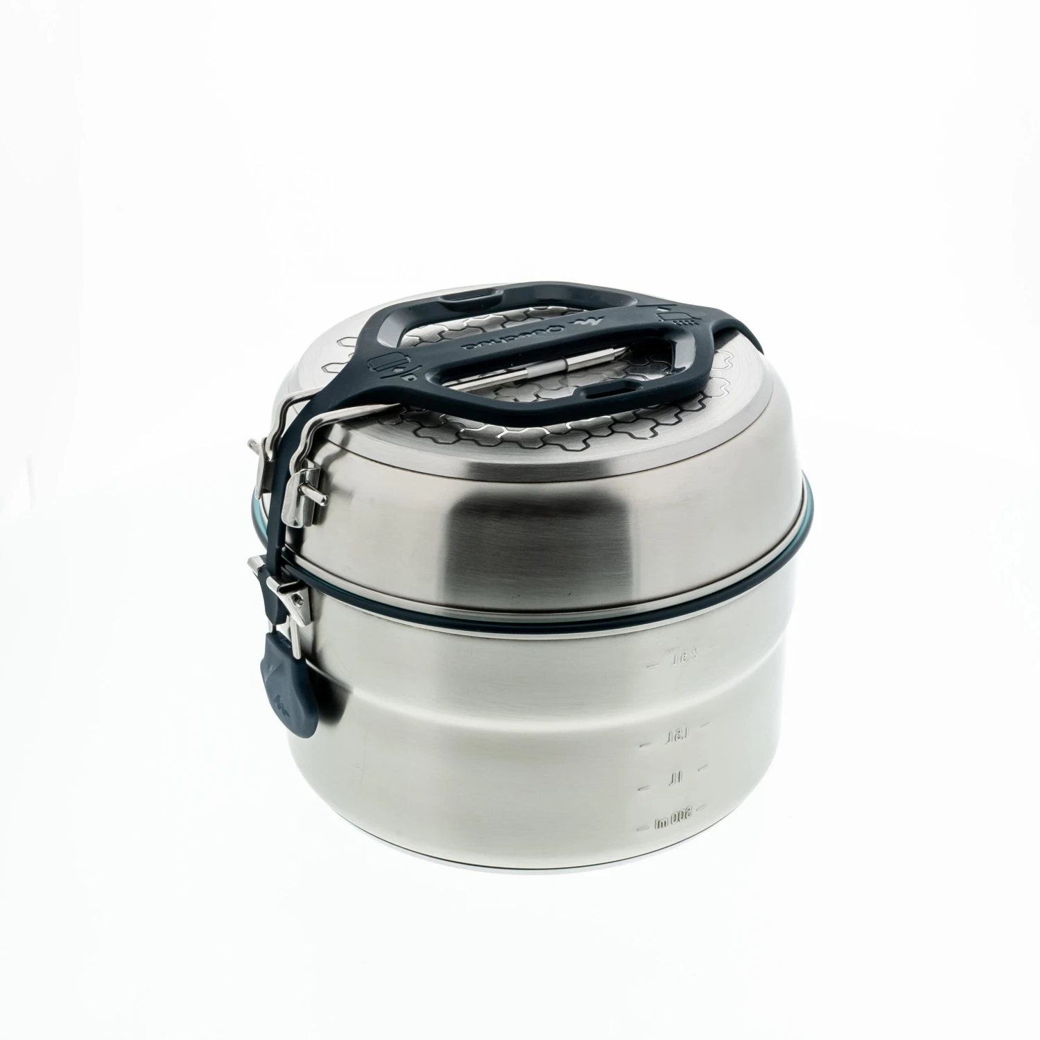 Quechua Stainless Steel Camping Cook Set - Image 3