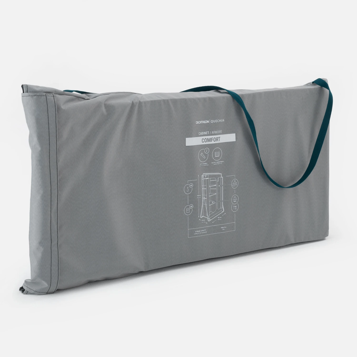 Quechua Large Folding And Compact Camping Wardrobe - Image 2