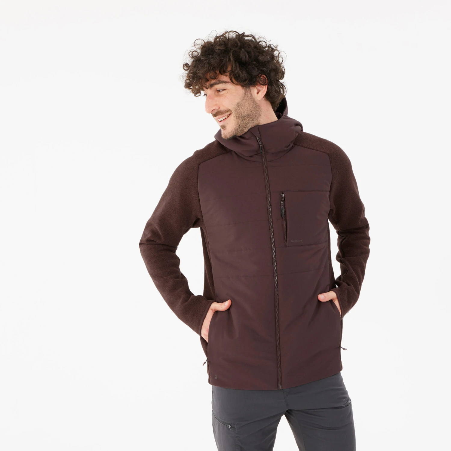 Quechua Men’s Hiking Hooded Sweatshirt - Image 4