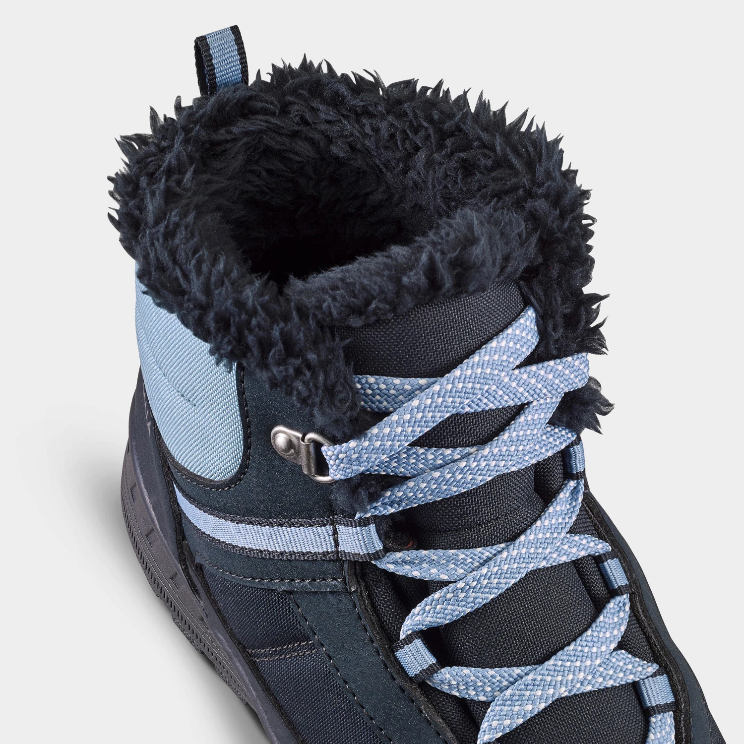 Quechua KIDS' WARM WATERPROOF HIKING BOOTS - SH100 WARM RIP-TAB - SIZE 35C - Image 14