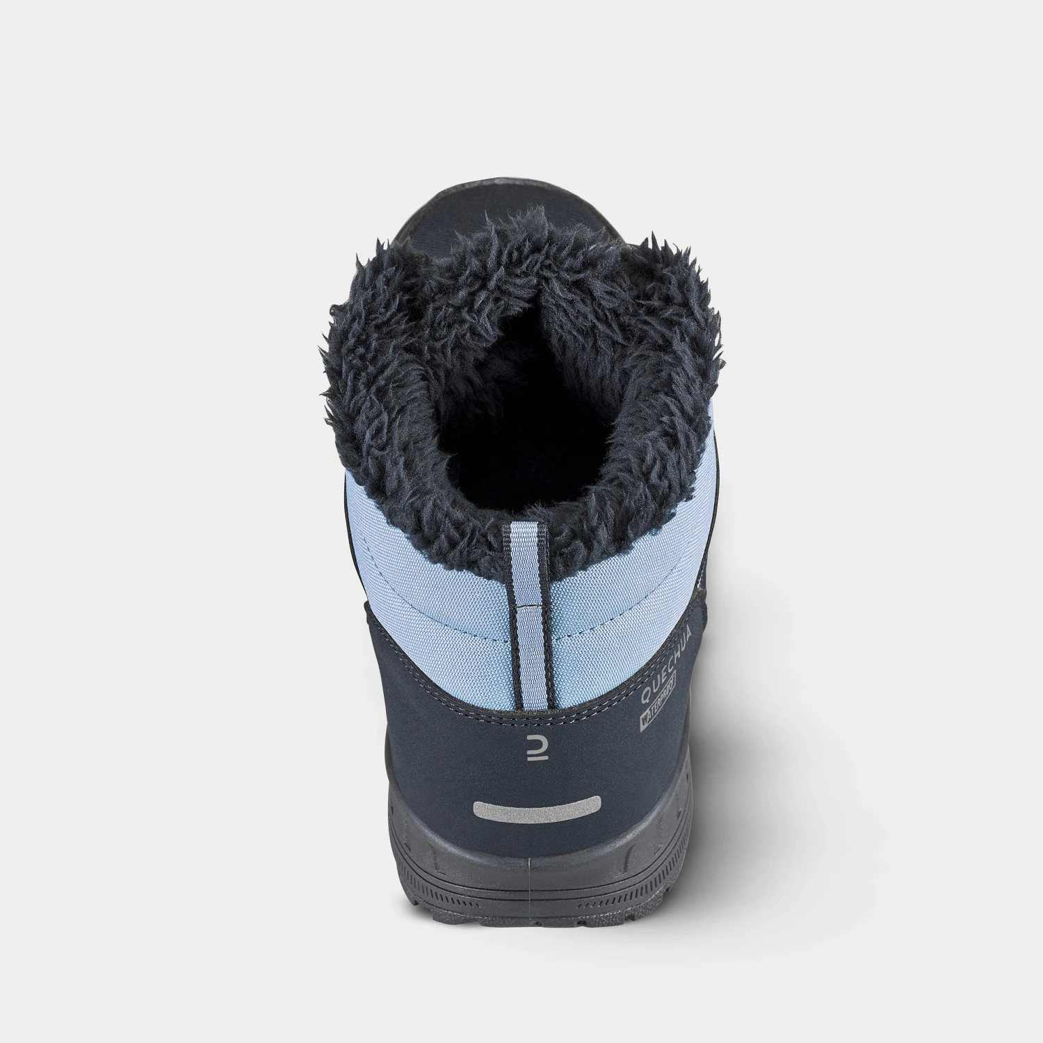 Quechua KIDS' WARM WATERPROOF HIKING BOOTS - SH100 WARM RIP-TAB - SIZE 35C - Image 13