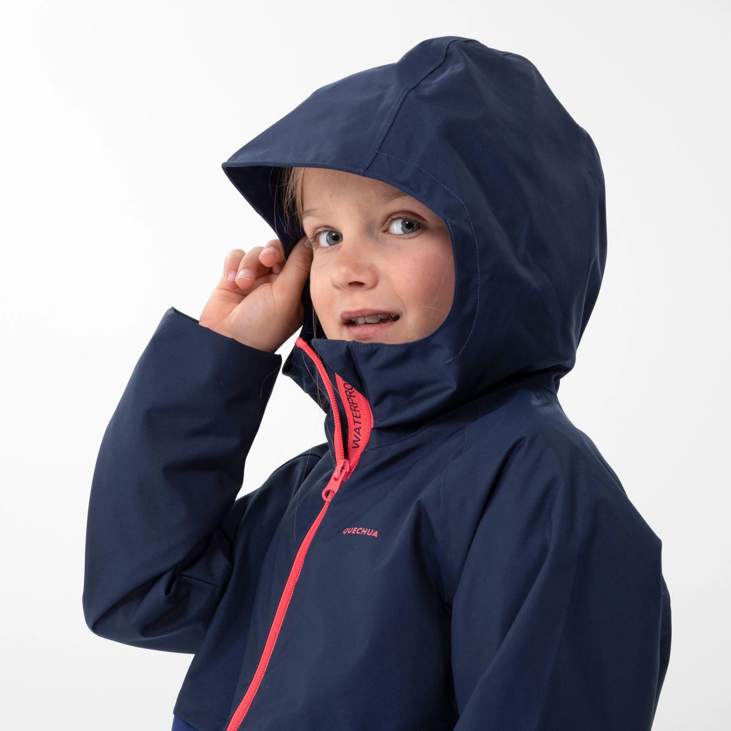 Quechua Kids’ Waterproof Hiking Jacket - MH500 Aged 7-15 - Image 9