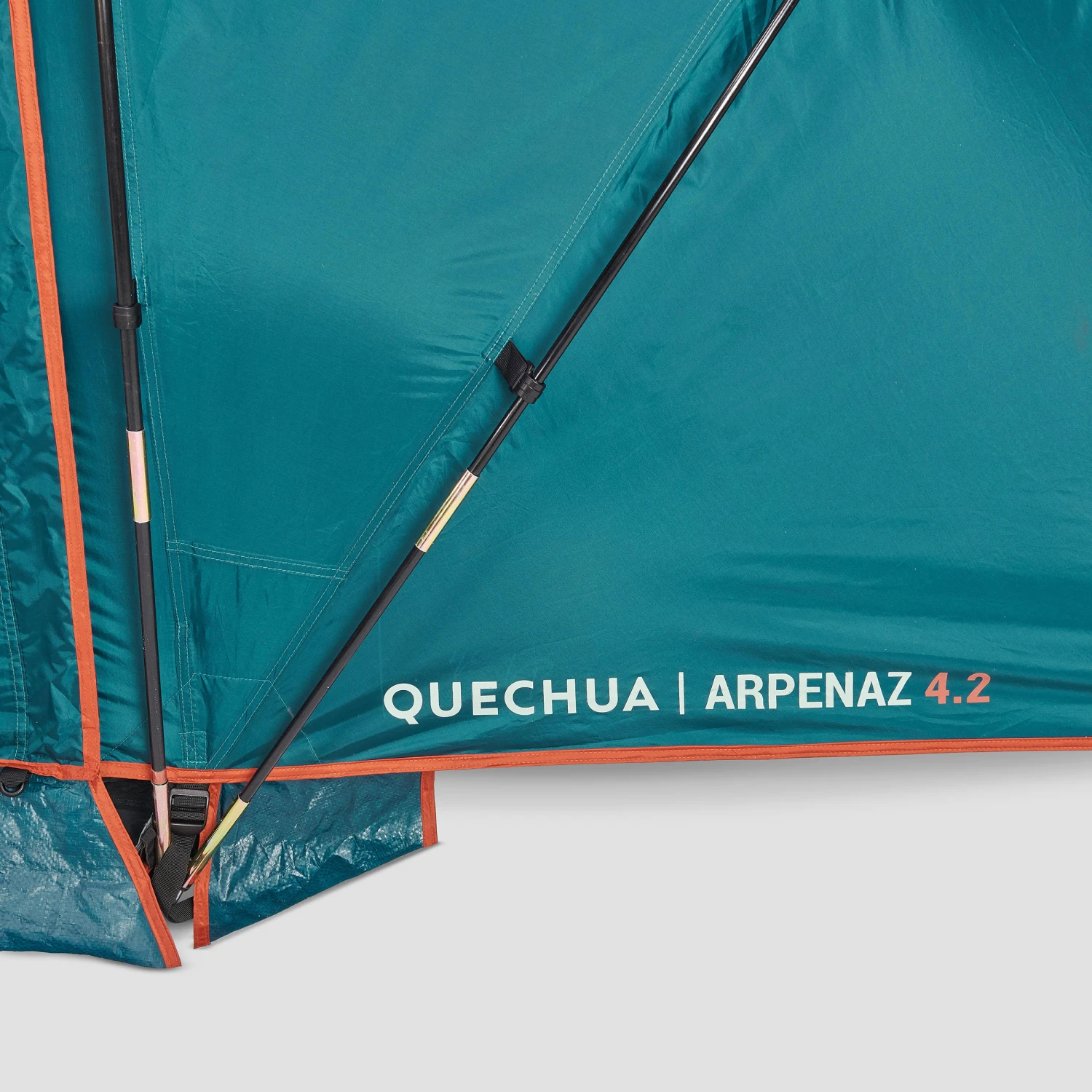 Quechua 4 Man Tent With Poles - Arpenaz 4.2 - Image 17