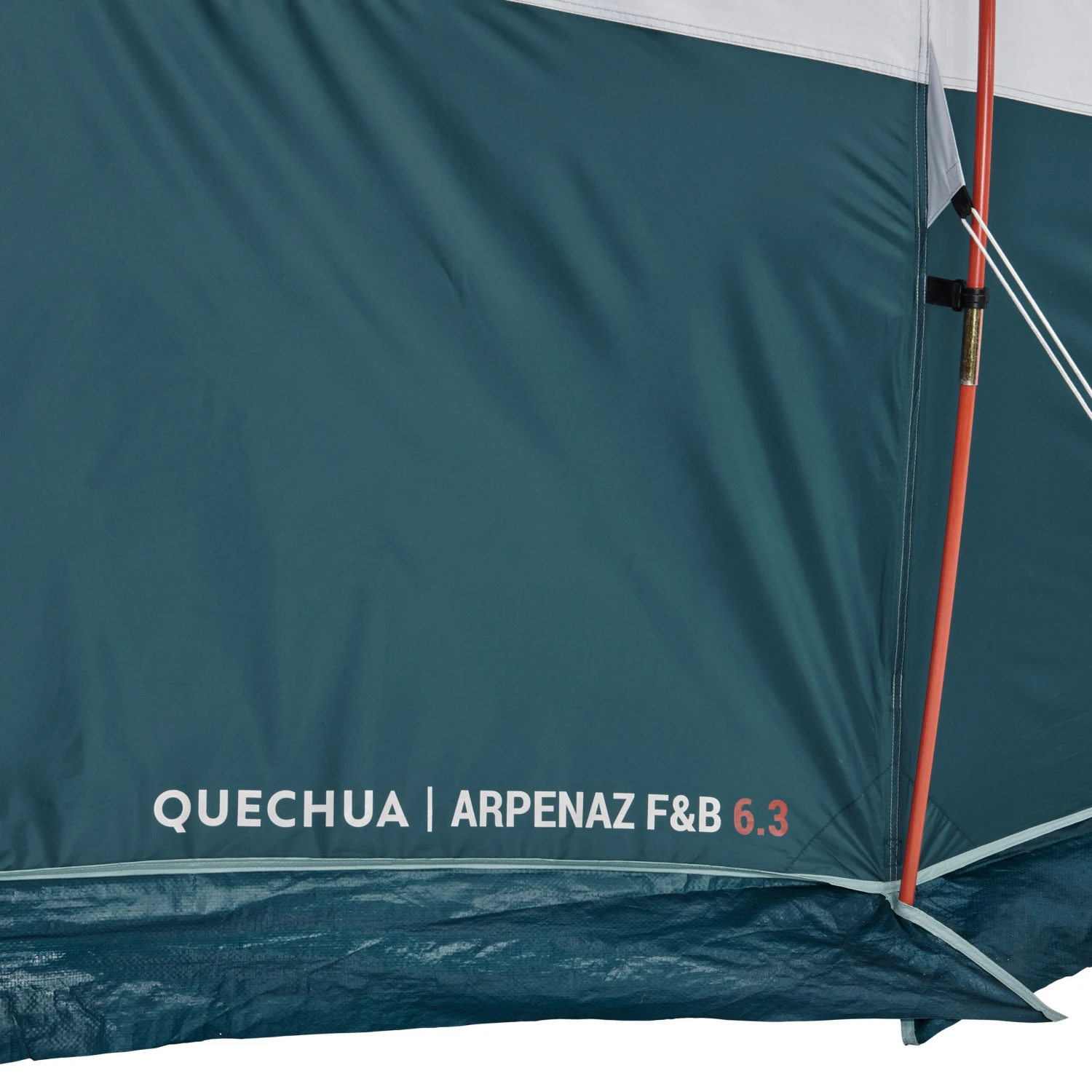 Quechua 6 Man Blackout Tent With Poles - Arpenaz 6.3 F&B - Image 13