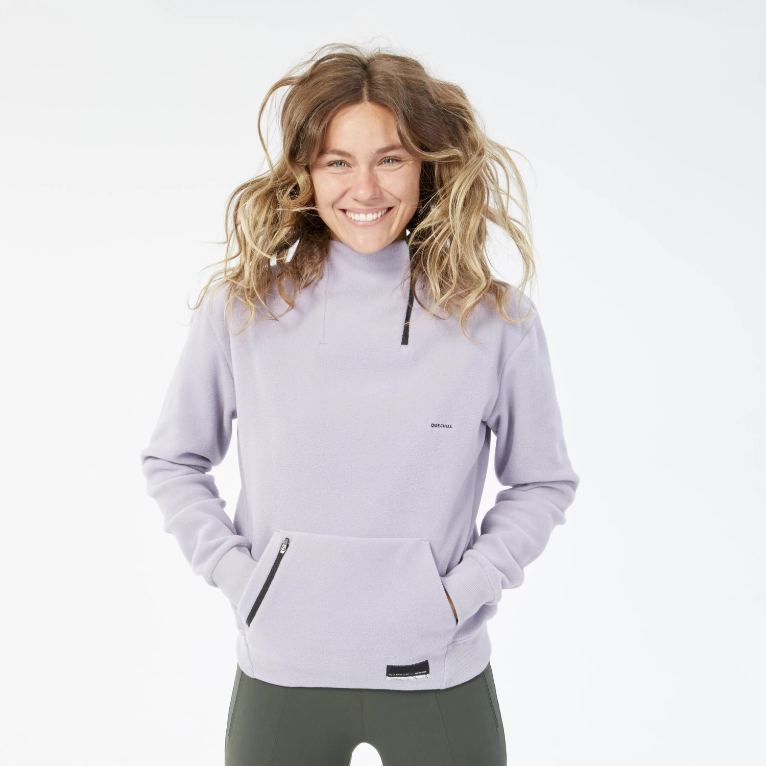 Quechua Women's Hiking Fleece Sweatshirt MH100 - Image 4