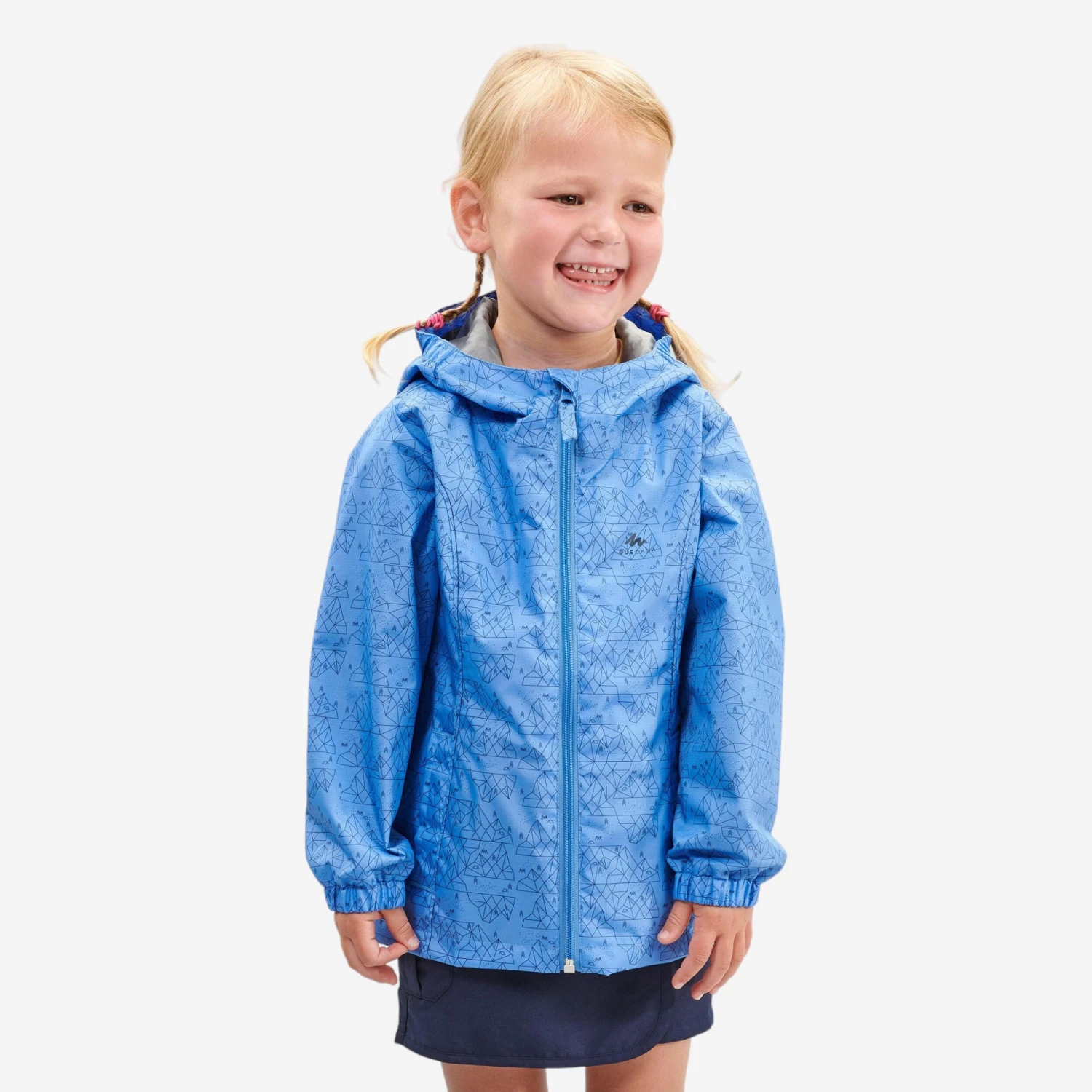 Quechua Kids' Hiking Waterproof Jacket MH500 2 - Image 4
